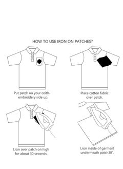 Peachjoy Patches for Clothing, 60 PCS Embroidered Iron On Patches DIY Accessories, Random Assorted Decorative Patches , Cute Sewing Applique for Jackets, Hats, Backpacks, Jeans, 60 Pieces Package  - Image 2