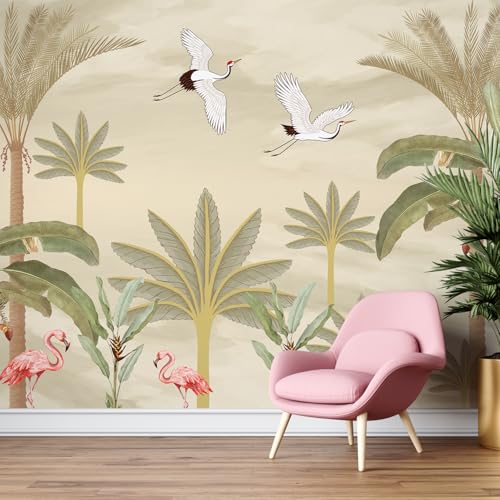 PAPER PLANE DESIGN Exquisite Tropical Leaves and Nature Wall Mural Wallpaper. Full Wall Coverage. (Ds-13) (6 X 8 FEET, Vinyl-SELF Adhesive) - Image 2
