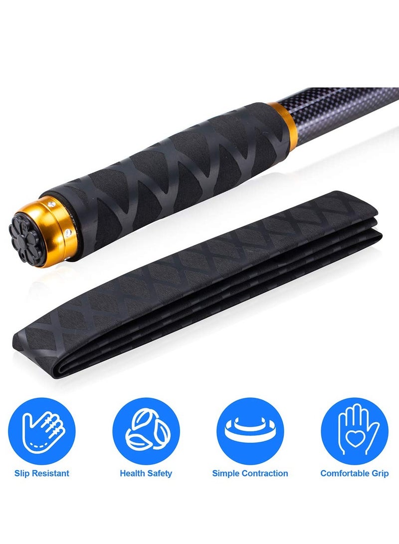 Heat Shrink Sleeve Wrap Tube for Fishing Rod Handle Cork, Fishing Rod Grip Cover Industrial Heat Shrink Tubing Fly Fishing Accessories, Non-Slip Waterproof and Insulated, 40" Long, 1.2" Diameter - Image 3