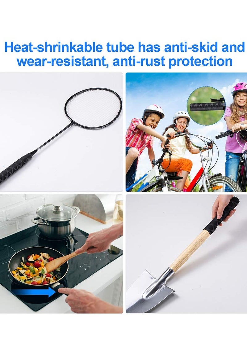 Heat Shrink Sleeve Wrap Tube for Fishing Rod Handle Cork, Fishing Rod Grip Cover Industrial Heat Shrink Tubing Fly Fishing Accessories, Non-Slip Waterproof and Insulated, 40" Long, 1.2" Diameter - Image 2