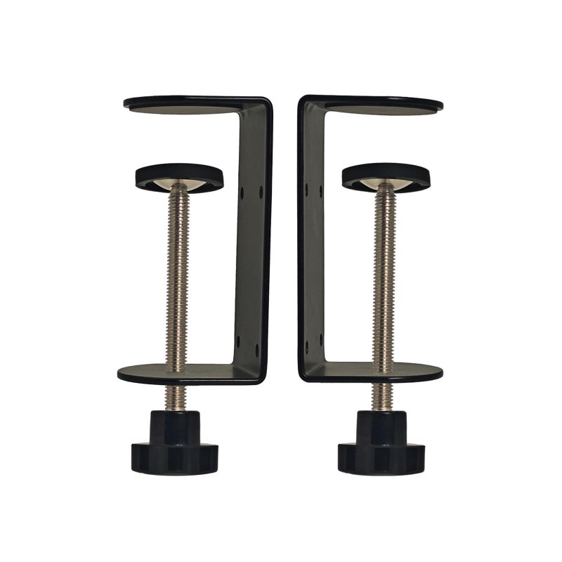 Jhanw 3 inch CClamp with Four Small Holes in the back 2Pack Adjustable Desk C Clamps for Range 035337 Versatile Clamp for Brake Parts Assembly Fastening Welding Woodwork Metal Work