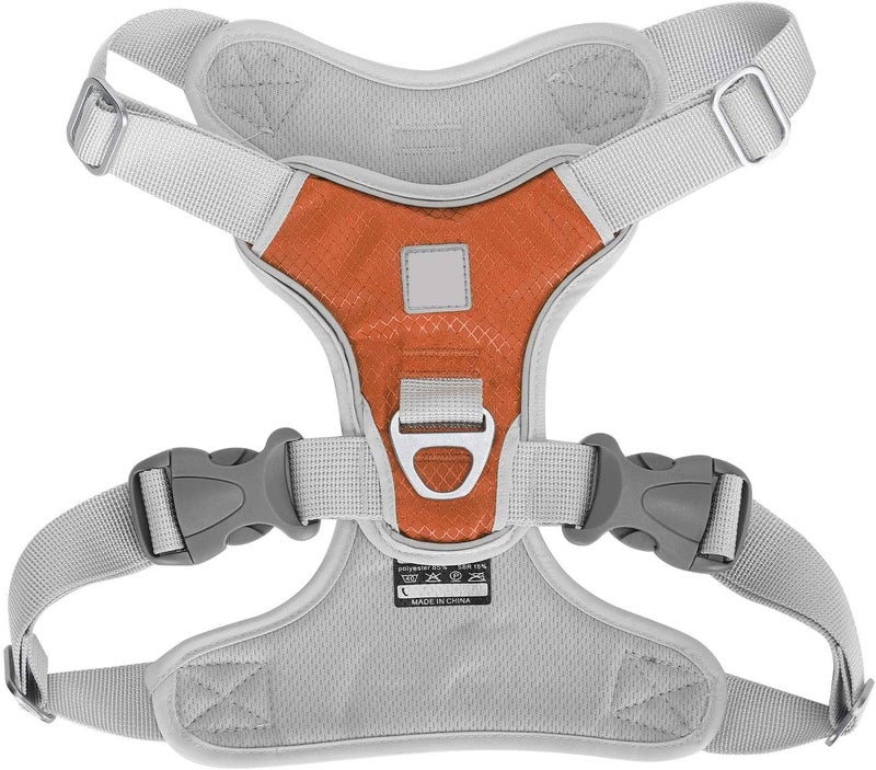 Pet Leash Vest with Reflective Stripe, Adjustable Oxford Cloth Harness for Cats and Dogs - Breathable Comfort, Quick - Release Buckles, Outdoor Walking Safety (M) - Image 1