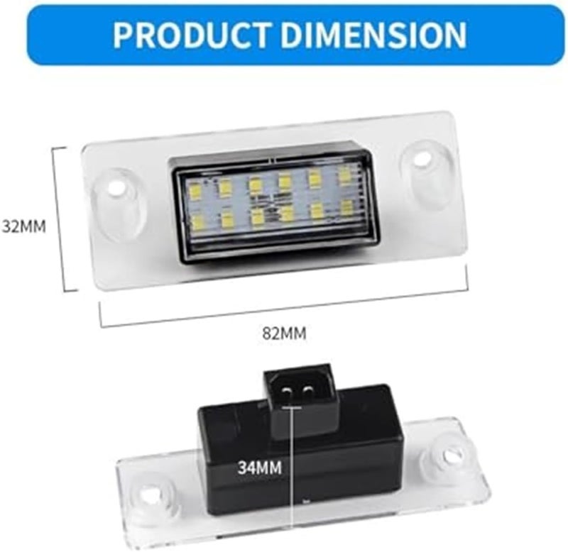 Vuzmode 2pcs Error Free Car License Plate Light - Image 4