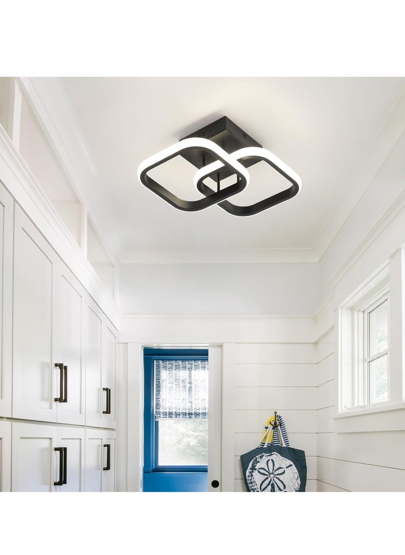 GUDOO Black Hallway Light Modern LED Ceiling Light Mini Close to Ceiling Lamp for Balcony Corridor Closet Bedroom Bathroom Kitchen three color  - Image 4