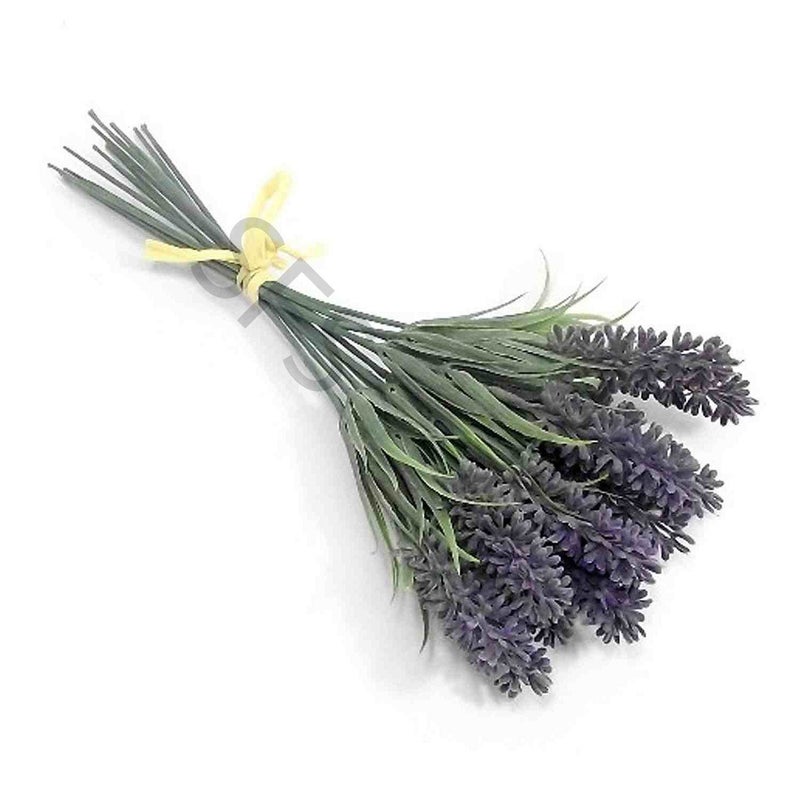 1 bunch 12 single stems stemsartificial lavender bush