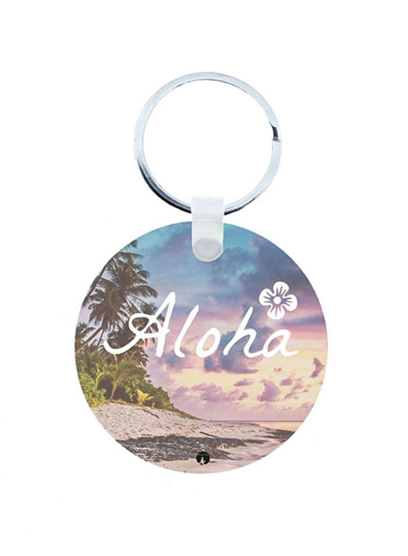 RKN English Phrases Wooden Keychain