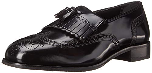 Florsheim Lexington Wingtip Tassel Slip-On Black 9.5 D (M) - Image 1