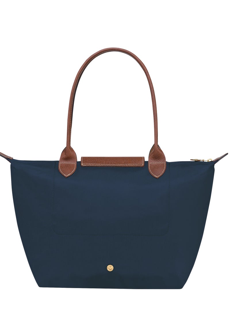 Long Women tote Bag Shoulder bag Medium Navy Le Pliage Original L2605089P68 - Image 4