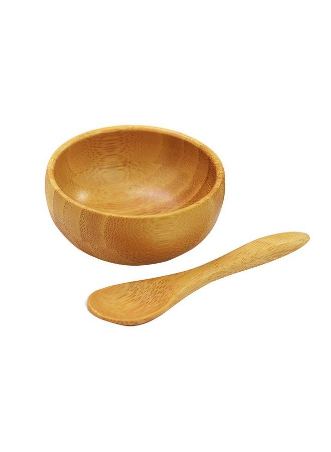 erioctry Mask Bowl Cute Small Skin Care Mask Bowl Eco Bamboo Mask Mixing Tool Sets For Ladies Women Diy Cosmetic Tool Kit - Image 2