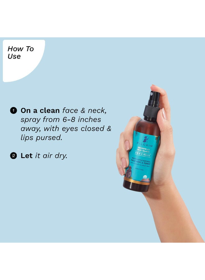 بيلجريم تونر للوجه خالي من الكحول من بيلجريم، بخاخ للوجه لشد المسام، بشرة متوهجة، جافة، دهنية، مزيج من حب الشباب، أسرار الجمال الكورية، 100 مل - Image 3