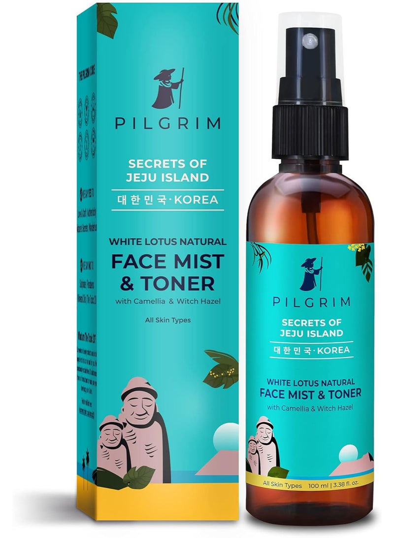 بيلجريم تونر للوجه خالي من الكحول من بيلجريم، بخاخ للوجه لشد المسام، بشرة متوهجة، جافة، دهنية، مزيج من حب الشباب، أسرار الجمال الكورية، 100 مل - Image 1