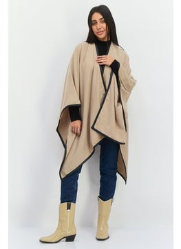 Jones New York Women Knitted Super Soft Scarves 195 x 86 cm, Taupe  - Image 2