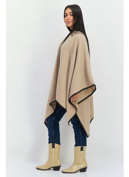 Jones New York Women Knitted Super Soft Scarves 195 x 86 cm, Taupe  - Image 3