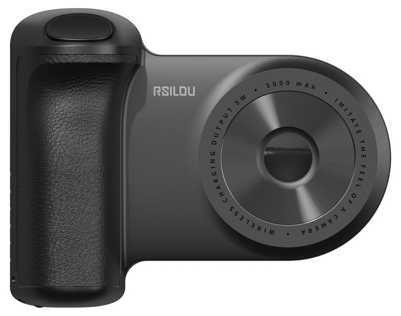 ارسيلو R1015-001 شحن لاسلكي سعة 5000 مللي أمبير في الساعة سريع مغناطيسي مع مقبض تصوير بلوتوث للكاميرا، شحن سريع من النوع C، وضعي شحن جهازين، بنك طاقة EasySnap - Image 1