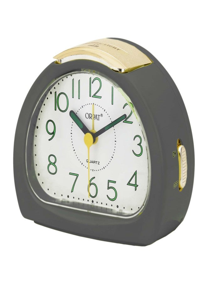 Ajanta Orpat Time Piece Beep Alarm Analog Clock (Small_140X114X74 Mm, Black,Plastic) - Image 2