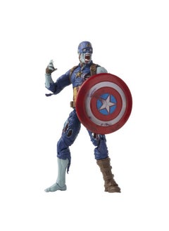 AVENGERS Marvel Legends Series 6Inch Scale Action Figure Toy Zombie Captain America Premium Design 1 Figure And 1 Accessory  - Image 4