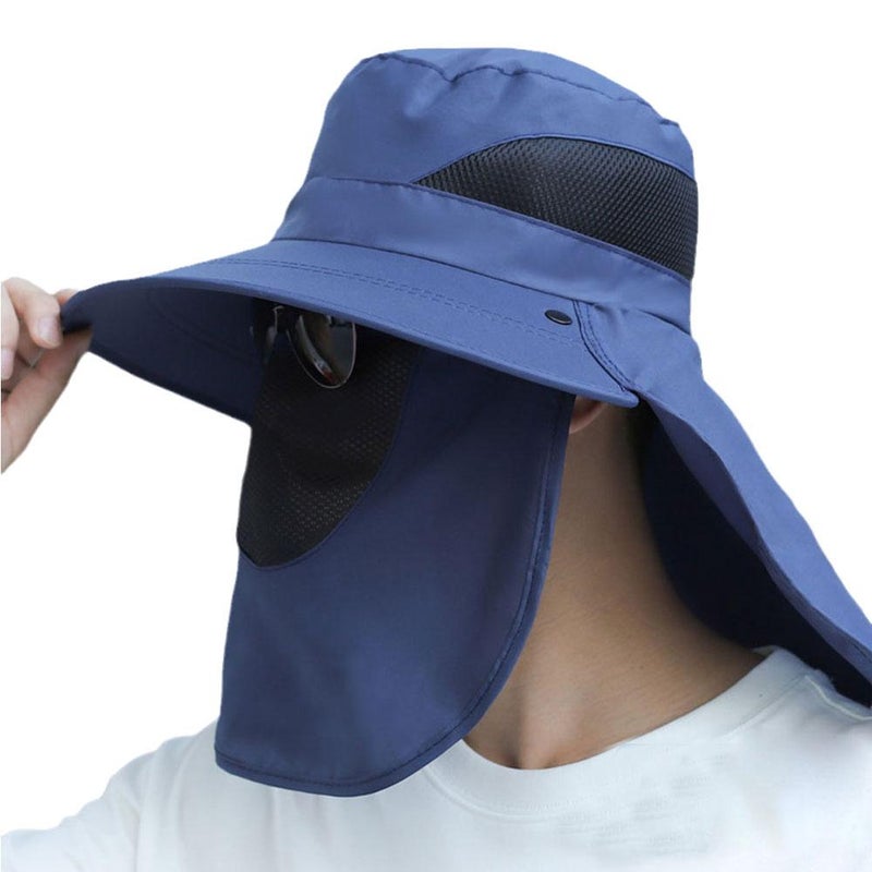 Wide-brimmed sun hat, sun-shading fishing hat - Image 5