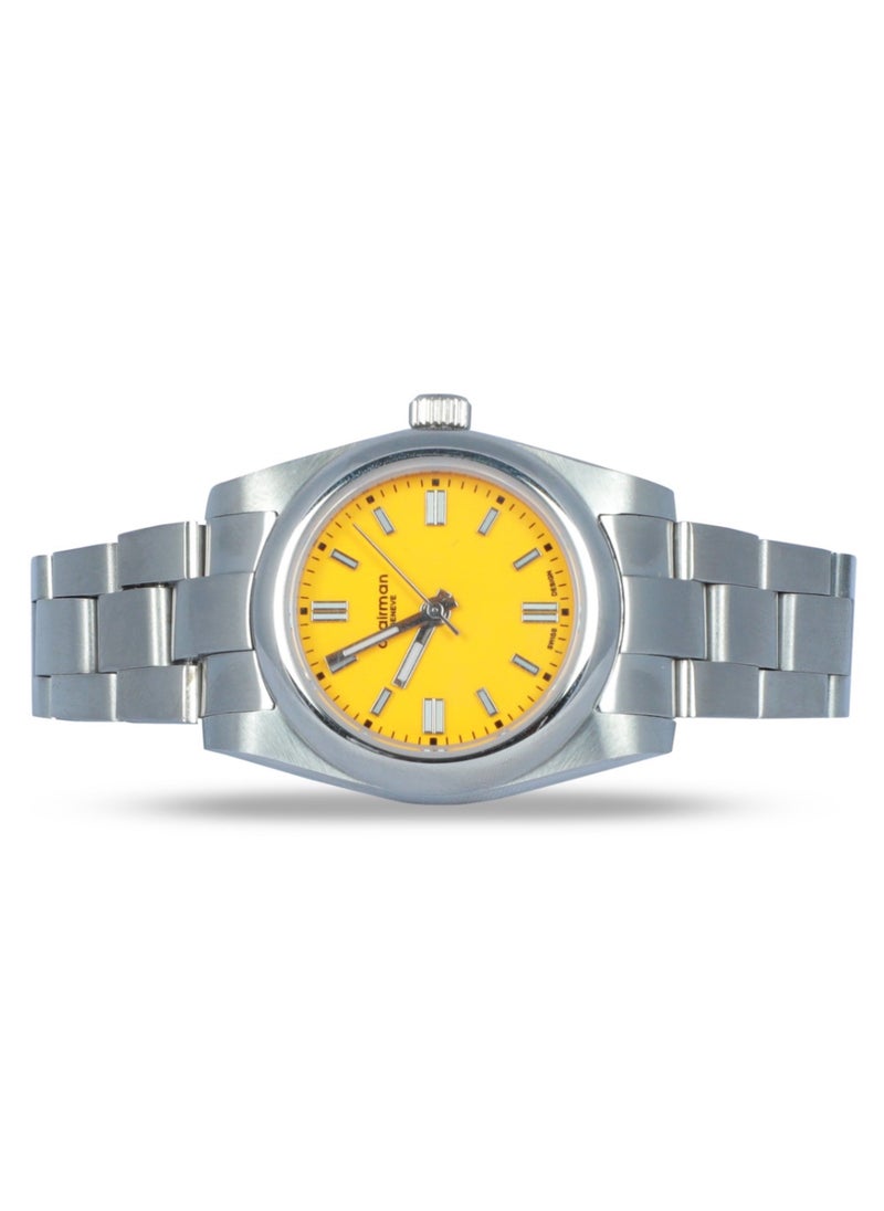Chairman GENEVE - Women’s Wrist Watch with Yellow Dial - Image 1