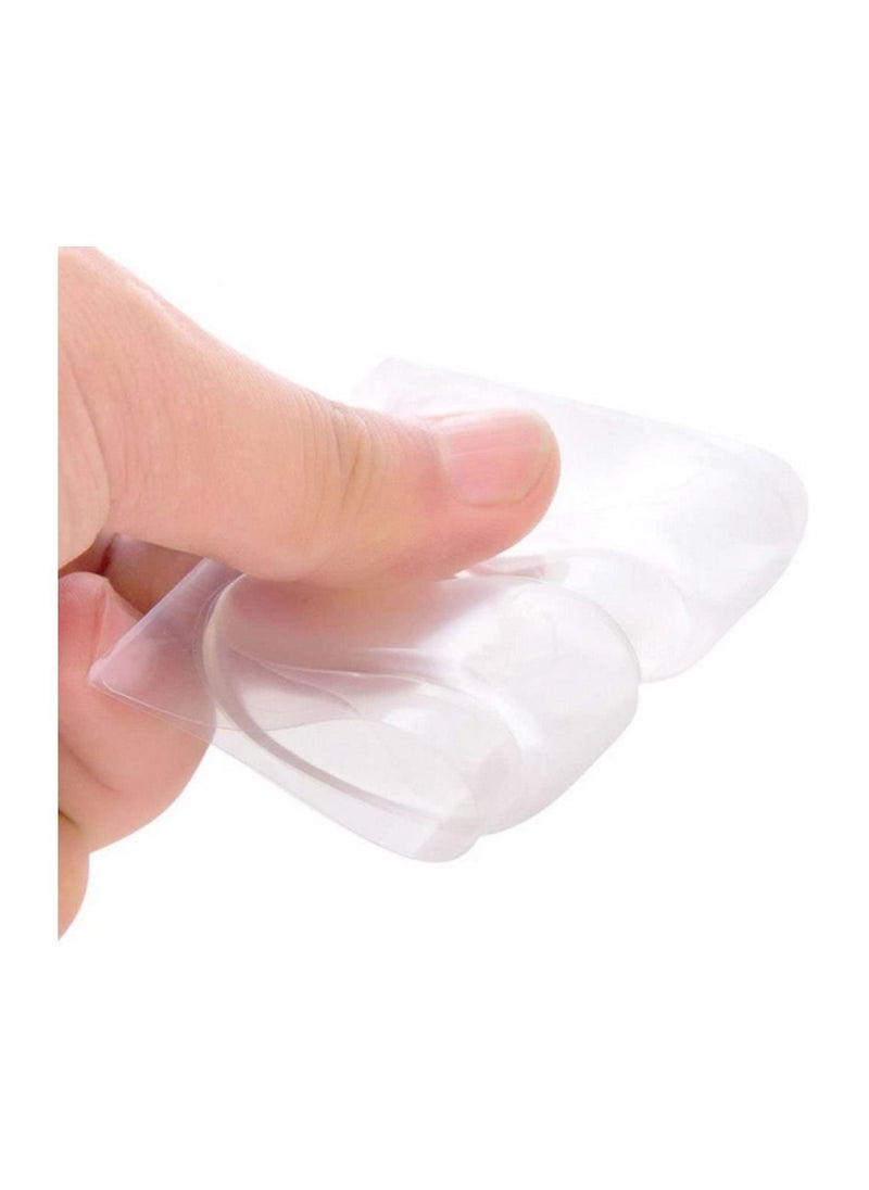 Generic Silicone Heel Grips Liner Cushions Inserts for Loose Shoes, Heel Pads Snugs for Shoe Too Big Men Women, Filler Improved Shoe Fit and Comfort, Prevent Heel Slip and Bliste (Transparent)…  - Image 2