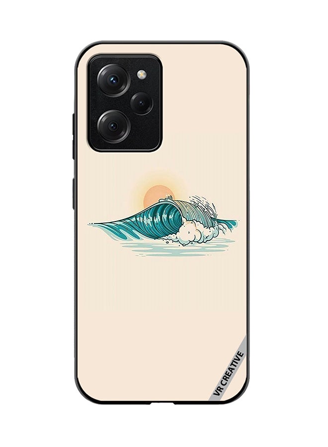 VR CREATIVE Protective Case Cover For Xioami Pcoo X5 Pro Waves Design Multicolour - Image 1