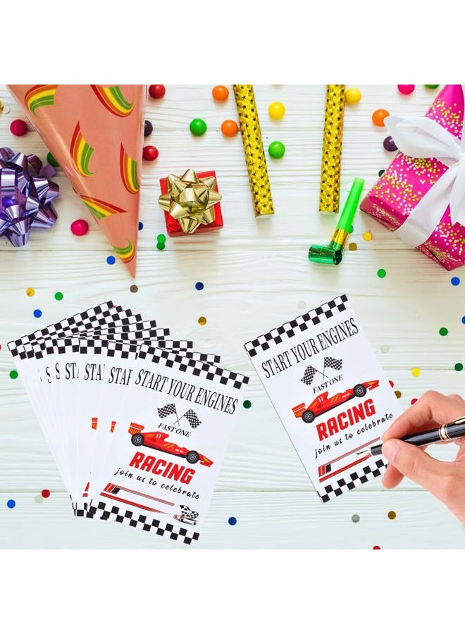 DLUGOPIS 10 Pcs Race Party Tickets with Lanyards Invitations Race Car Birthday Party Supplies Racing Theme Favors Gamer Vip Pass Accessories for Race - Image 4