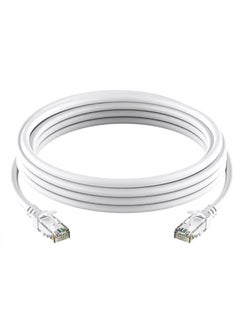 نيبمينينت كابل توصيل الشبكة بتقنية إيثرنت وفائق الدقة للراوتر بمنفذ RJ45 أبيض  - Image 1