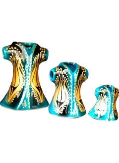 EGE A an Emerald Green Gold Gilded Kaftanl Set  - Image 2