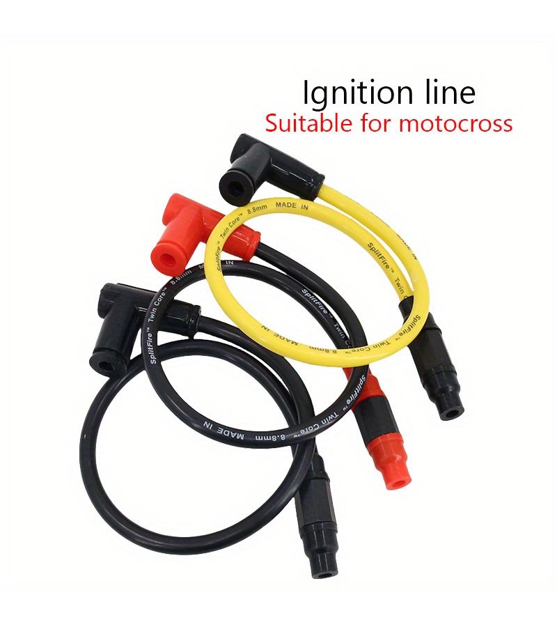 All Black Silicone Rubber Ignition Coil High Quality For Motocross Suzuki Honda - Image 1