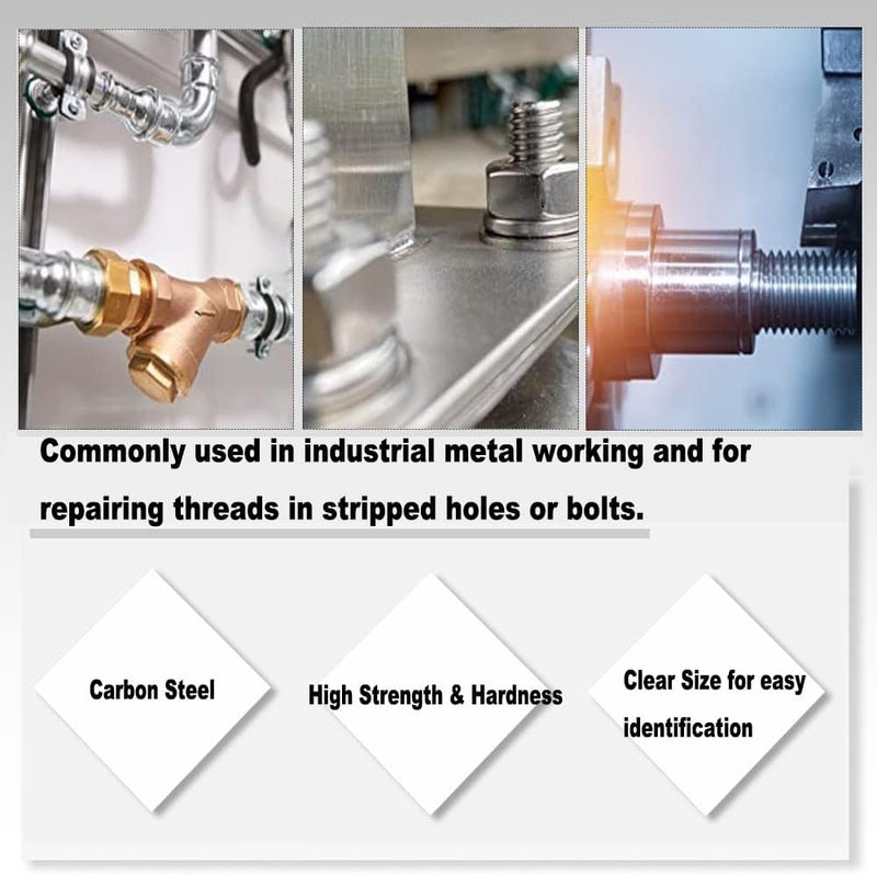 Utoolmart Hex Rethreading Die, M10 x 1.0 Pitch, Carbon Steel Thread Die, Hex Rethreading Die Machine Thread Die, Hexagon Taper Pipe Die - Image 4