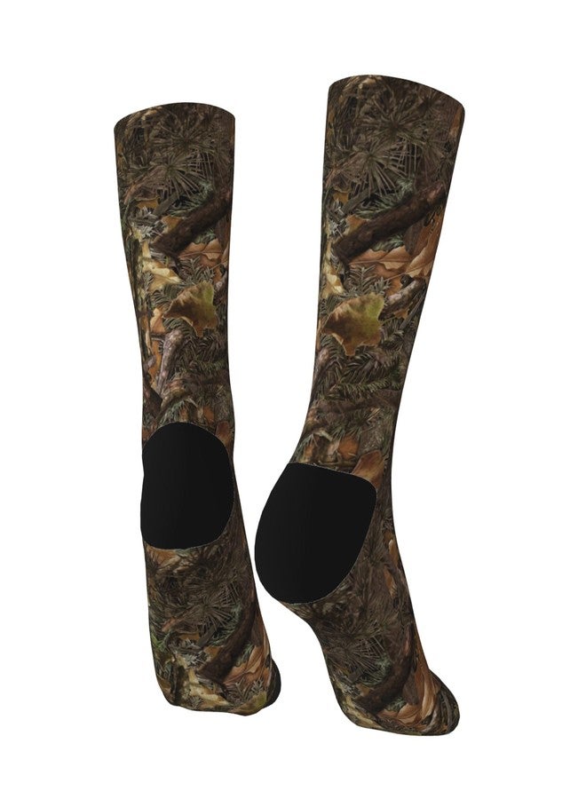 Qwalnely Camo Socks for Men Women, Hunting Gifts, Forest Socks for Adults Teenager Boys Girls - Image 2