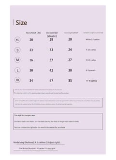 A.M Cute Pet Dress Anti Shedding Puppy Clothes Spring Autumn Small Cats Dogs Costume Indoor Outdoor Wear For Cats And Small Dogs  - Image 5