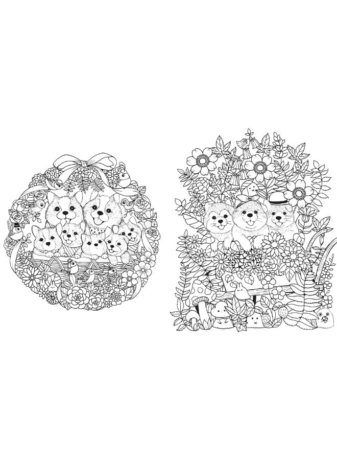 Michael O'Mara Books A Million Puppies: Paw-some Pooches to Colour  - Image 3