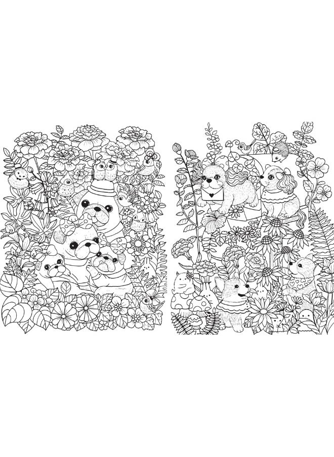 Michael O'Mara Books A Million Puppies: Paw-some Pooches to Colour  - Image 5