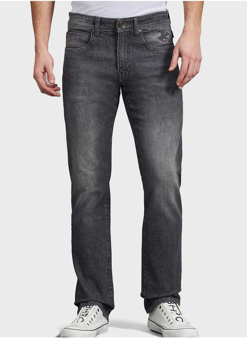 bhpoloclub Mid Wash Skinny Fit Jeans