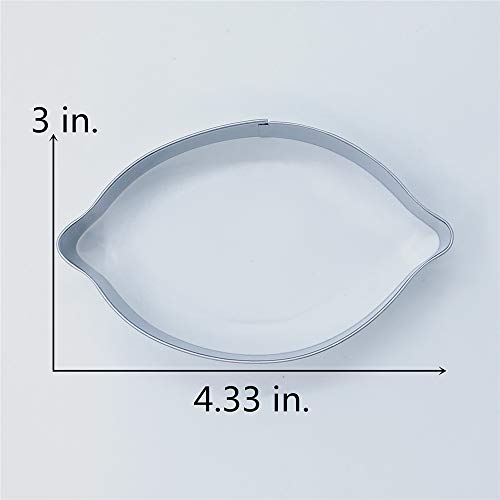 LILIAO Lemon Cookie Cutter - 4.3 x 3 inches - Stainless Steel - Image 3