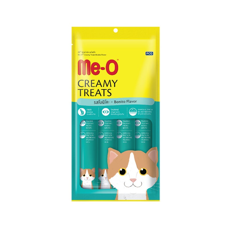 Me-O Creamy Treats Bonito Flavour Cat Treat - 60 g