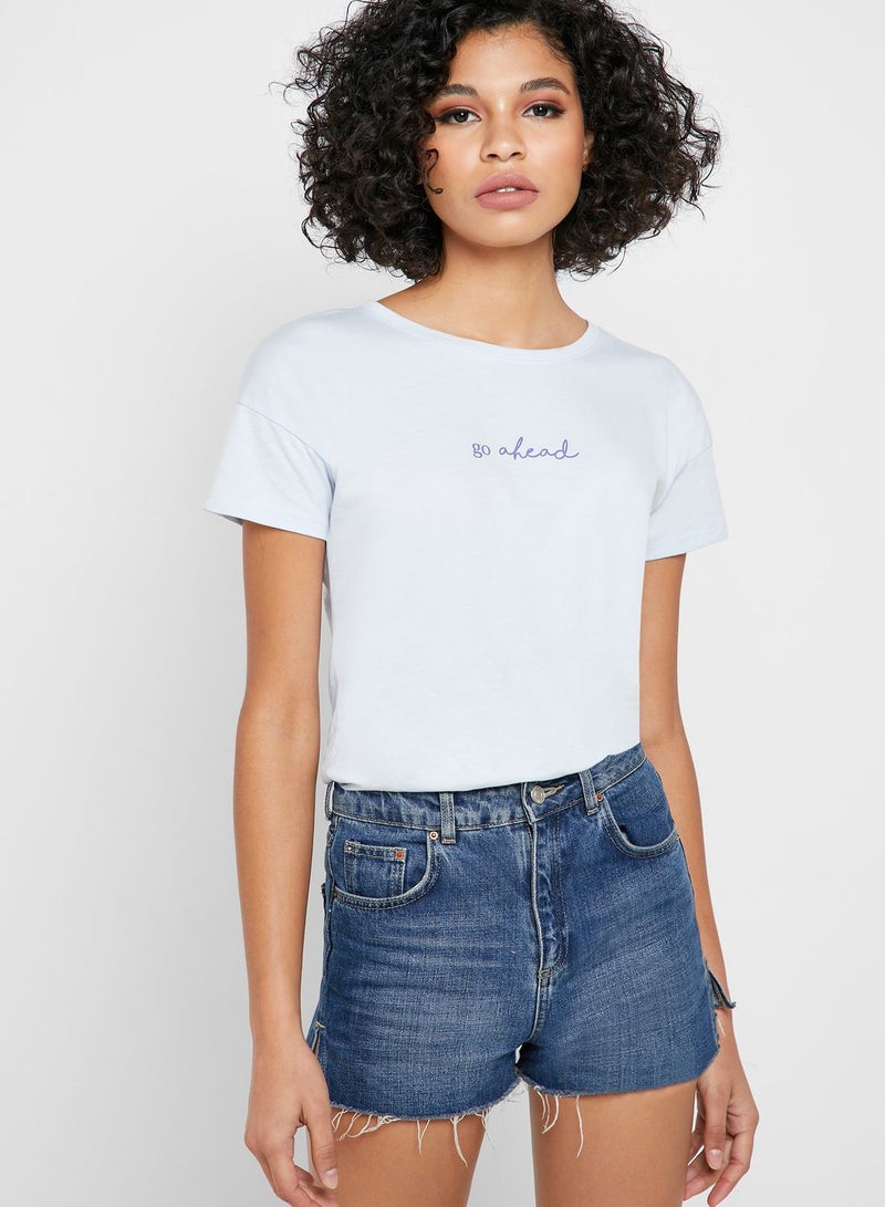 ريزرفد تيشيرت بطباعة كتابة - Image 1