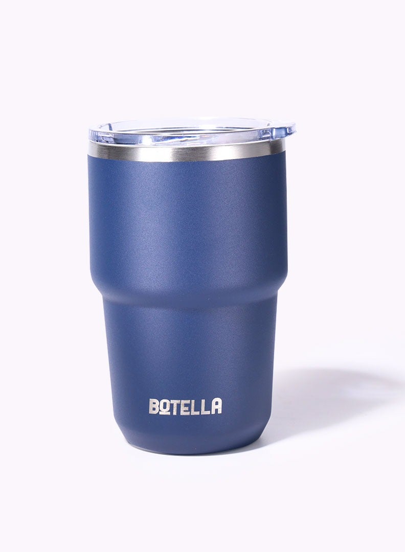 Botella Botella Insulated Coffee Cup - Compact, Spill-Proof Stainless Steel Travel Mug 240ml , Blue  - Image 3