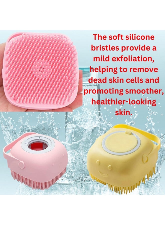 RENIAL® Silicone Body Back Scrubber Double Side Bathing Brush for Skin Deep Cleaning Massage, Bubble Bath Brush, Body Scrubber Belt, and Exfoliating Bath Brush Set (Pack of 1) - Image 5