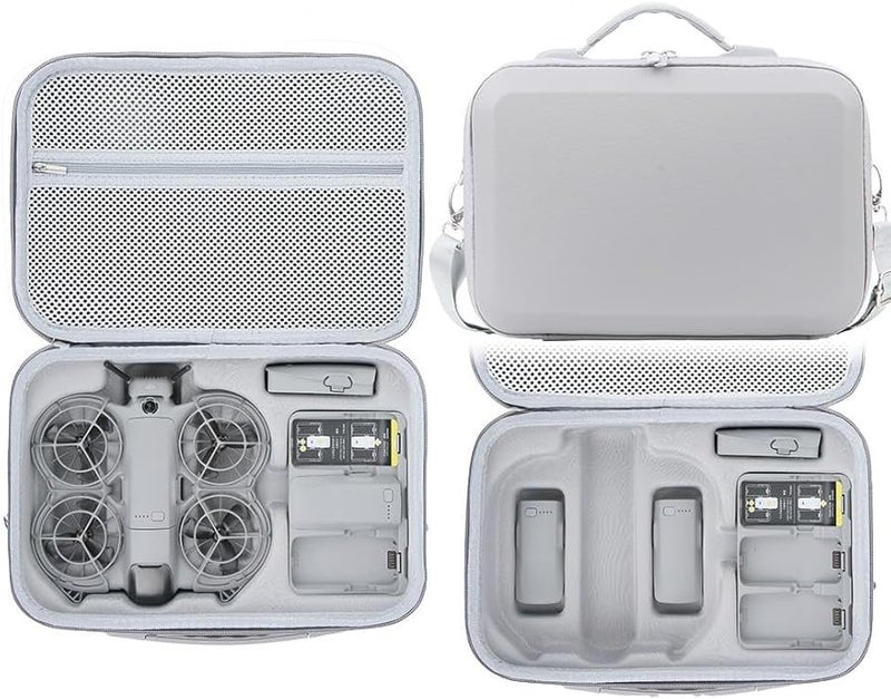 DJI Neo 2 Shoulder Storage Bag Waterproof Grey Custom Fit Travel Protection - Image 2