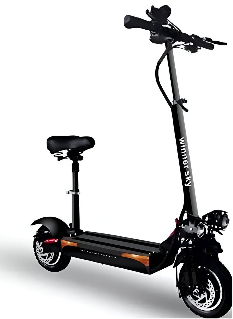 Winner Sky E10 Electric Scooter 48V 13AH Battery 1000W Motor Full Foldable, Anti-Theft Remote Control Black  - Image 3