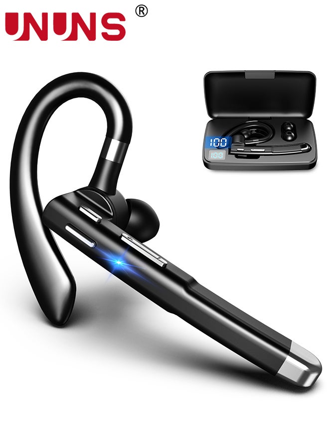 ununs Ununs Wireless Earpiece For Cellphone Headset Wireless Headphone With Charging Case Compatible With Ios Single Ear Headset With Mic For Z558A477A44A36E67F61CZ