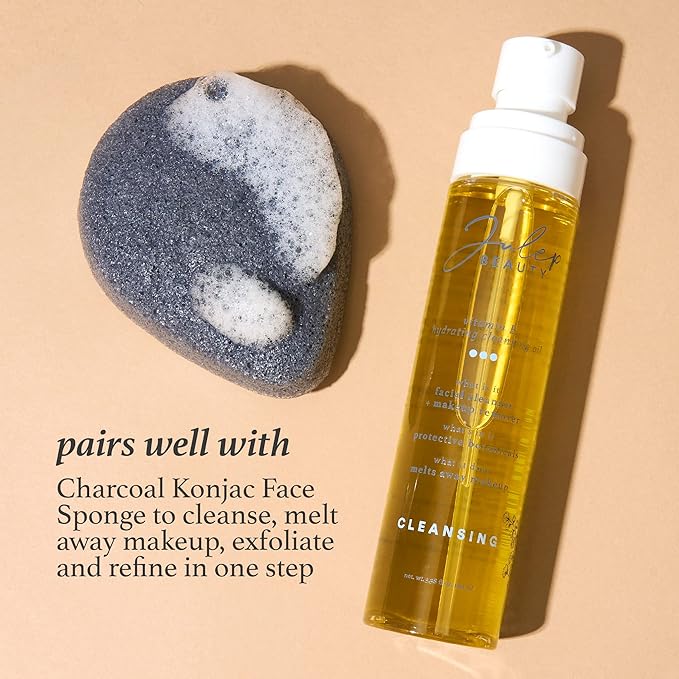 Julep Vitamin E Brighten Hydrating Cleansing Oil and Makeup Remover Lightweight NonGreasy Face Cleanser with Rosehip Gentle Cleanser for Sensitive Skin 35 Fl Oz - Image 5