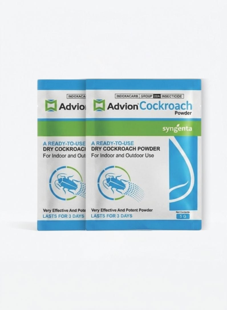 Advion Cockroach Powder 5g – Ready-to-Use Dry Cockroach Killer for Indoor & Outdoor Use Pack of 2
