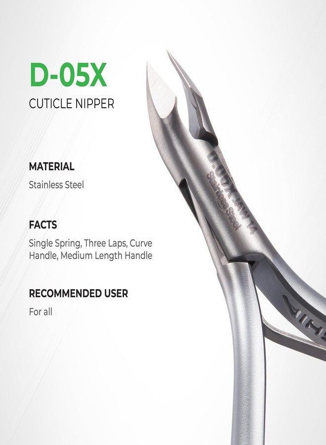 NGHIA Premium Cuticle Nipper - D-05X Jaw 16 (Stainless Steel) - Professional Nail Tools - Image 3