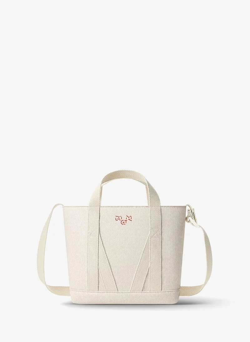 MAH MaH Year of Snake Young Hull Tote-Small White