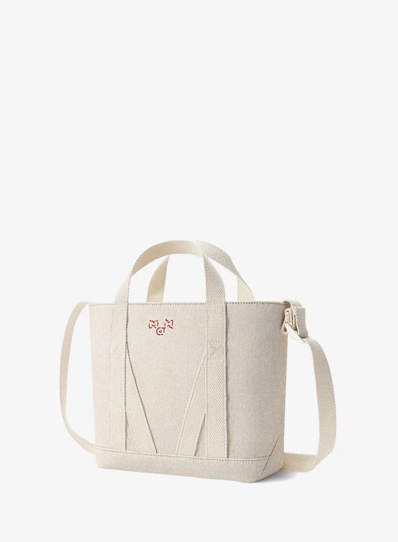 MAH MaH Year of Snake Young Hull Tote-Small White