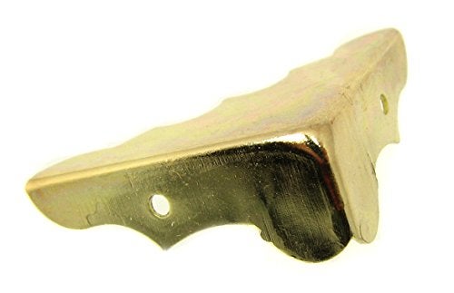 C. B. Gitty 8pcs. Decorative Brass-Plated Box Corners with Mounting Screws - Image 5