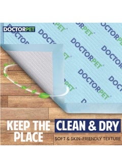 DOCTERPET Doctor Pet Training Pads Lavender 40's (60x60cm) – Large Rapid-Dry Leak-Proof Pads,Scented, 6 Layers Quilted, Superior Absorption, Odor Control, Pet Training for Dogs, Cats, Rabbits  - Image 2