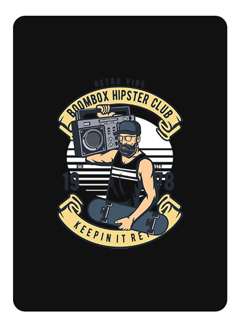 Theodor Protective Flip Case For Samsung Galaxy Tab S9 Ultra With Trifold Stand Auto Wake Sleep Shockproof Cover Boombox hipster club copy - Image 1